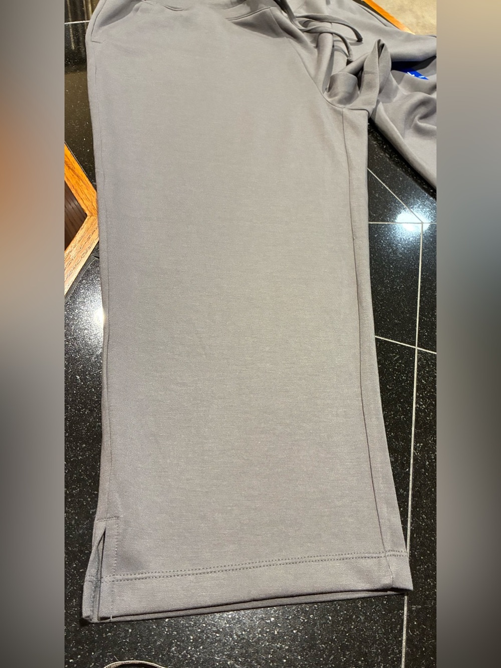 32 Degrees Pants Cropped Pockets Pewter Grey SZ. Lg NWT - Picture 12 of 15